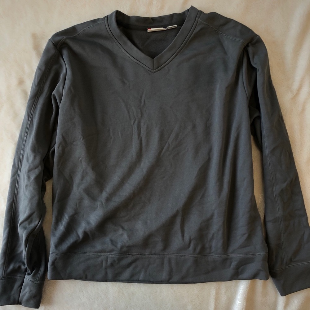 Clique Gray V-neck Pullover